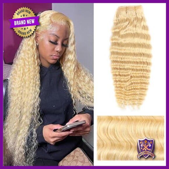 28 Inch Deep Wave Human Hair Extensions, 100% Brazilian Virgin Hair main image 4